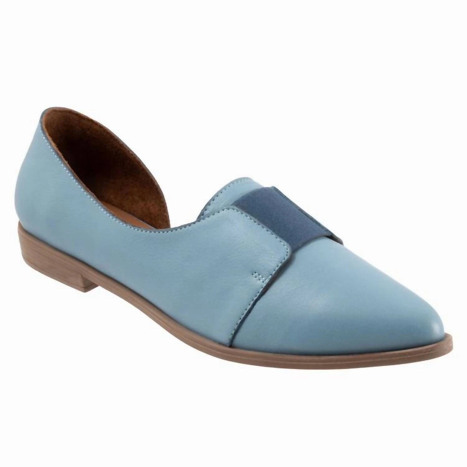 Women's Brenda Flat Shoes In Denim Stable base Slip Resistant