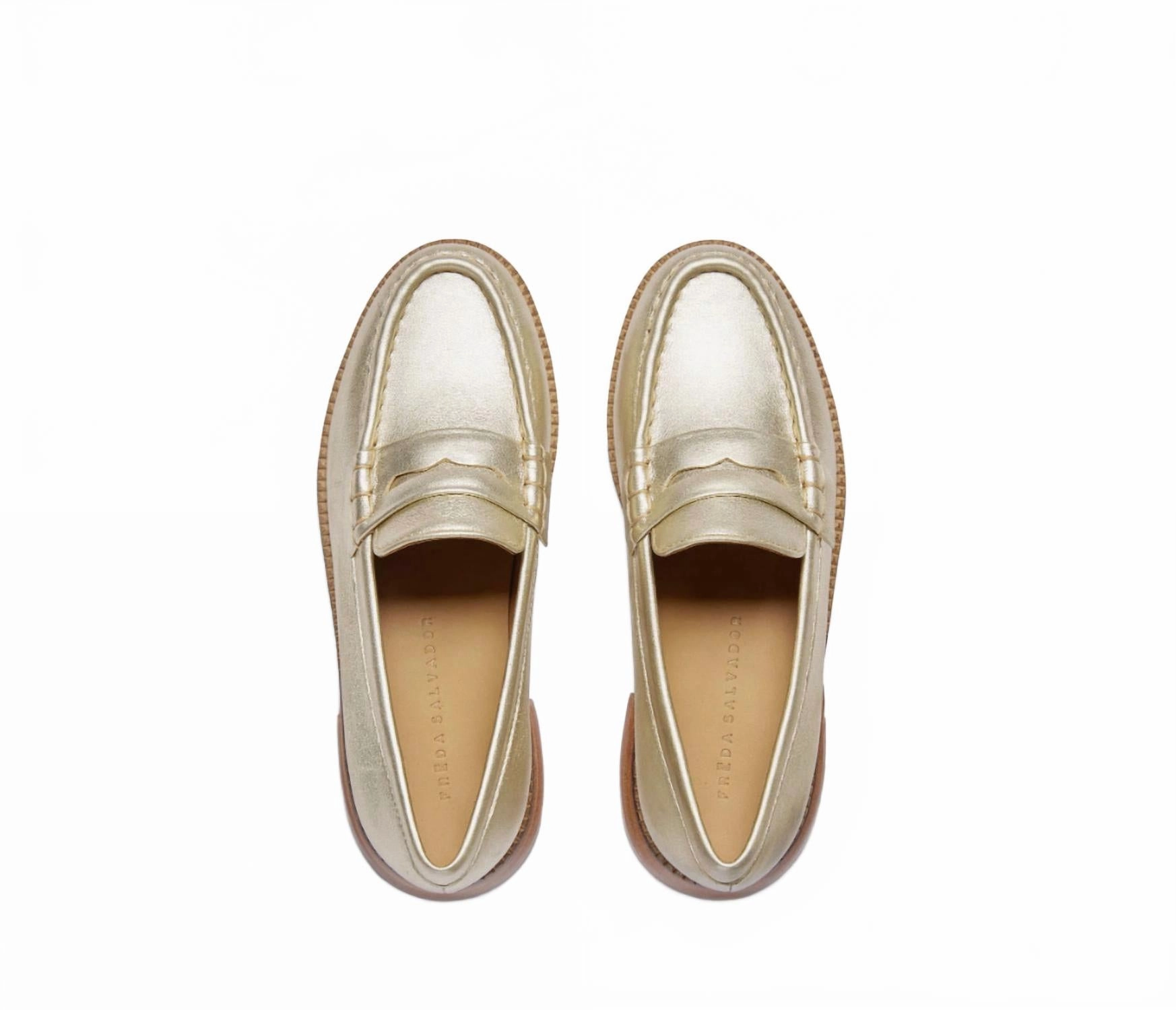 Museum Trip Beer Night Women's Elba Penny Loafer In Gold