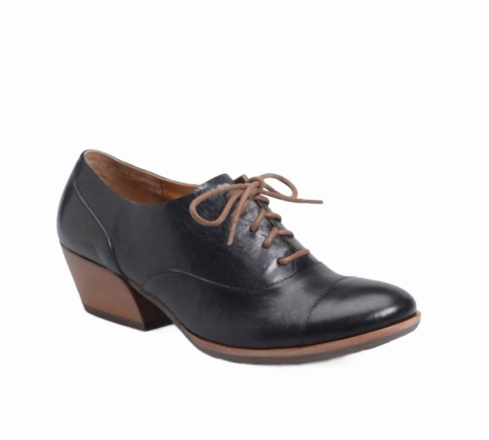 Women's Estella Cap Toe In Black Korean style