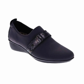 Women's Genoa Slip-On Shoes In Graphite/black Python Pollen Air Winery Trip