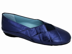 Women's Gigi Ballet In Navy Metallic Design Glow