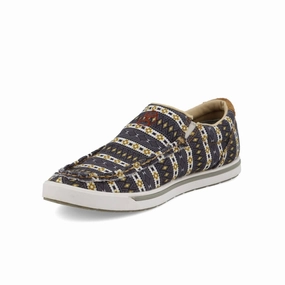 Women's Hooey Slip-On Loper Shoes In Multi Black/white/gold family event