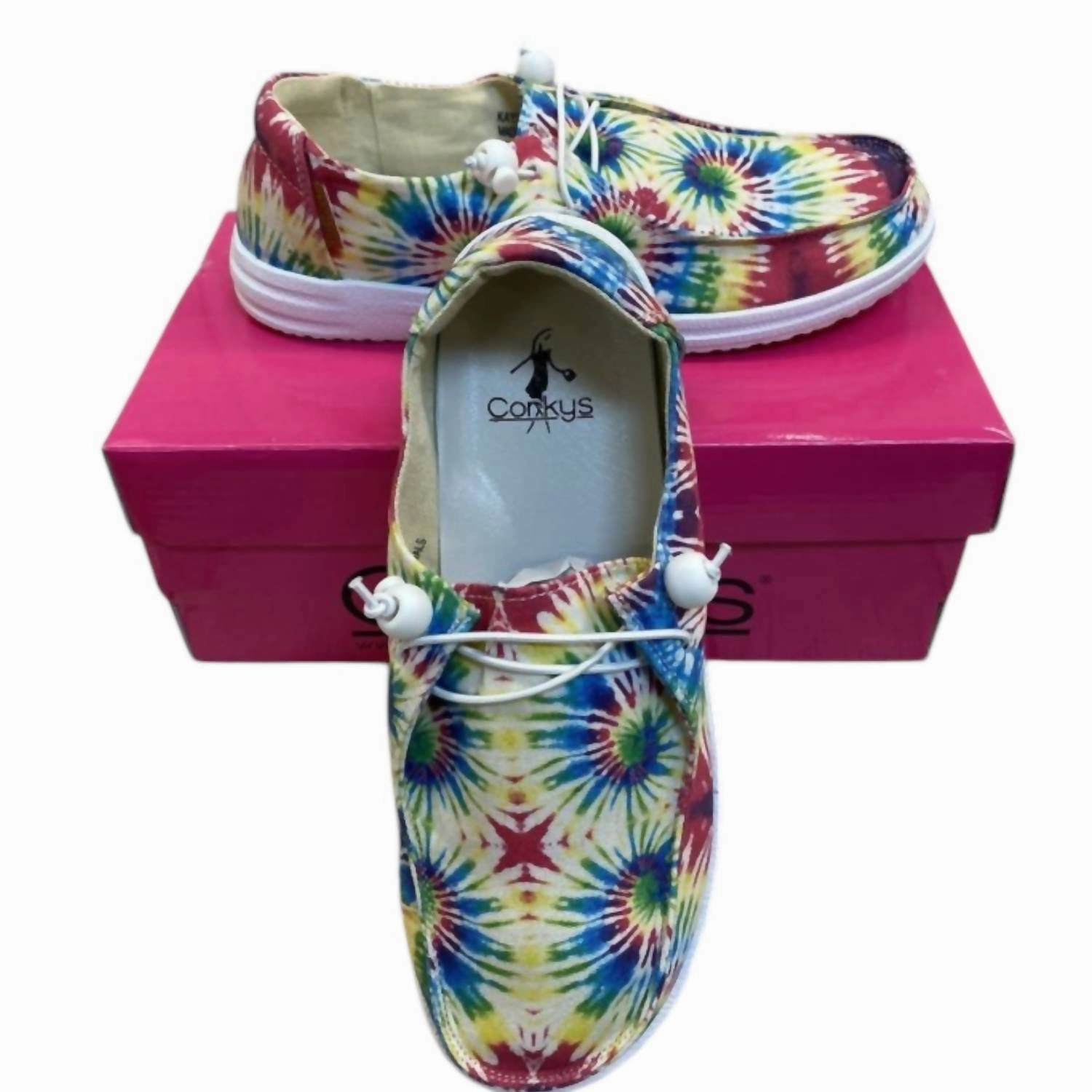 Heat Ease Everyday Luxury Shoes Women's Kayak Slip On In Tie Die