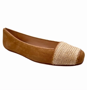 Women's Kody Ballet Flats In Cognac Love Glow Shock Absorbing