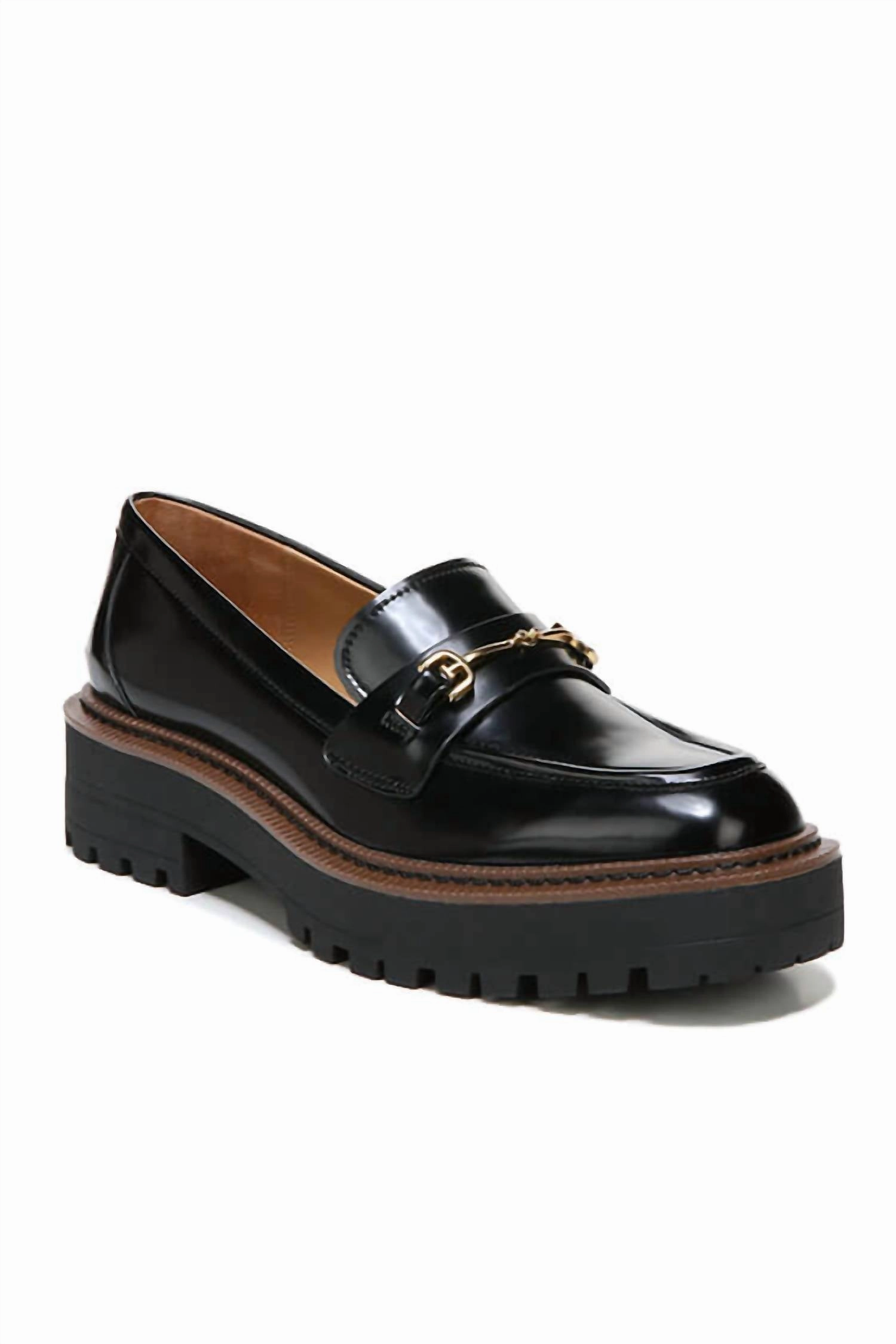 Women's Laurs Lug Sole Loafer In Black Desert Light