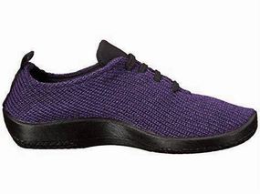 Women's Ls Plum Vegan Knit Lace-Up Shore Line Sand Glow