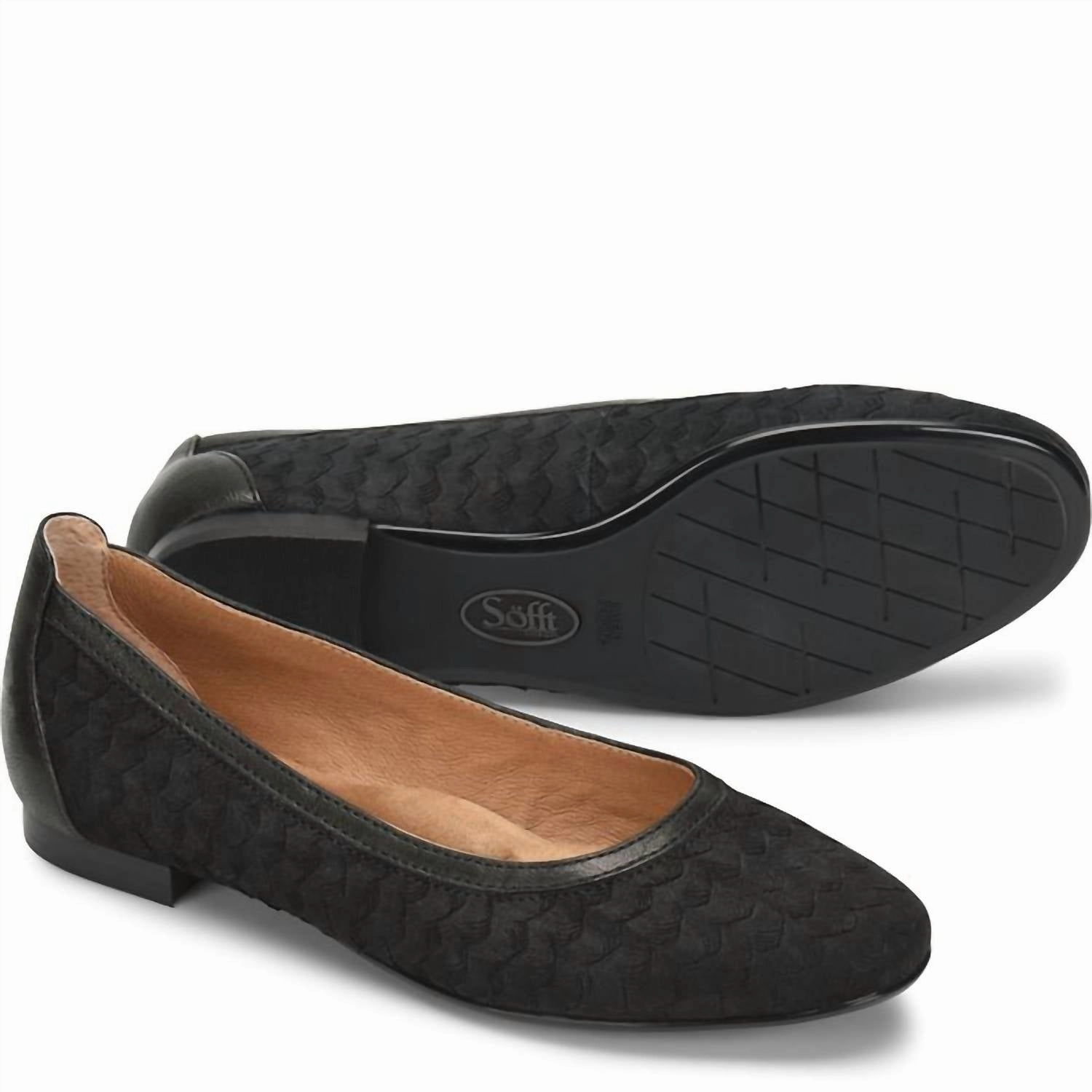 Women's Maretto Flats In Black Bay Glow Everyday Cushioning