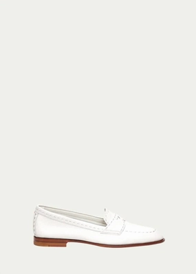 Women's Marlene Penny Loafer In White Party Step