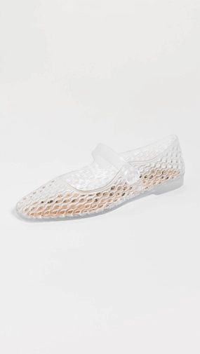 Sand Ready Women's Michaela Jelly Flats In Clear