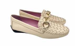Women's Perlata Loafer In Bone True Glove Youth Cool Metal Buckle