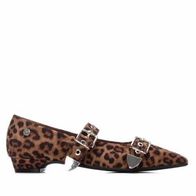Rubber Sole Women??S Shoes In Leopard