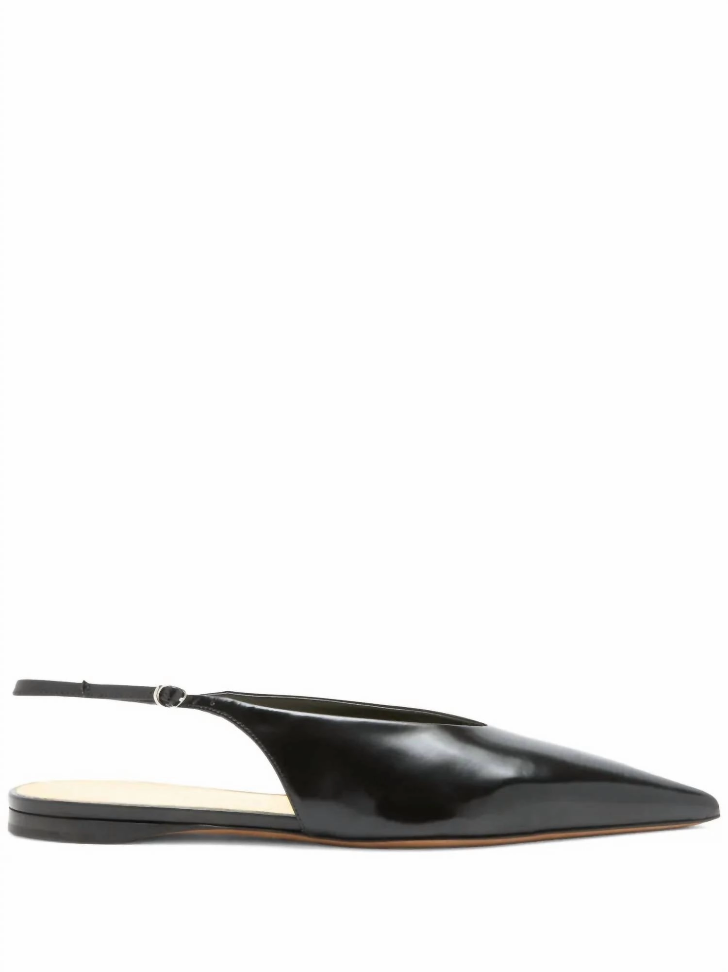 Women's Slash Flat Slingbacks In Black Pollen Air Wild Walk