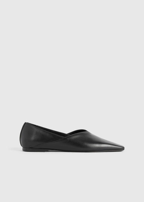 Durable Craftsmanship Women's The Everyday Square Toe Flats In Black