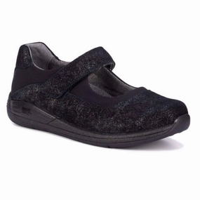 Breathable Construction Women's Trust Mary Jane In Black/silver Combo