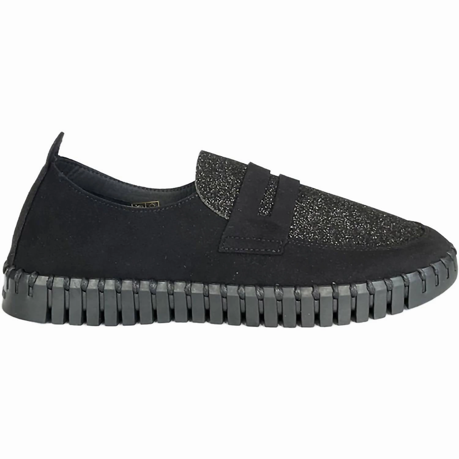 Lightweight Outsole Rock Step Women's Tulip 3882 Loafer In Black Combi