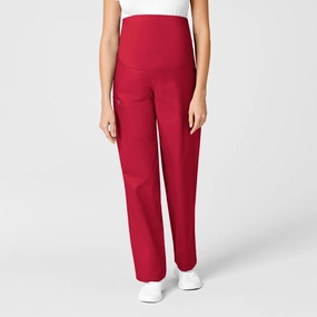 Core Movement WonderWORK Maternity Cargo Scrub Pant - Red
