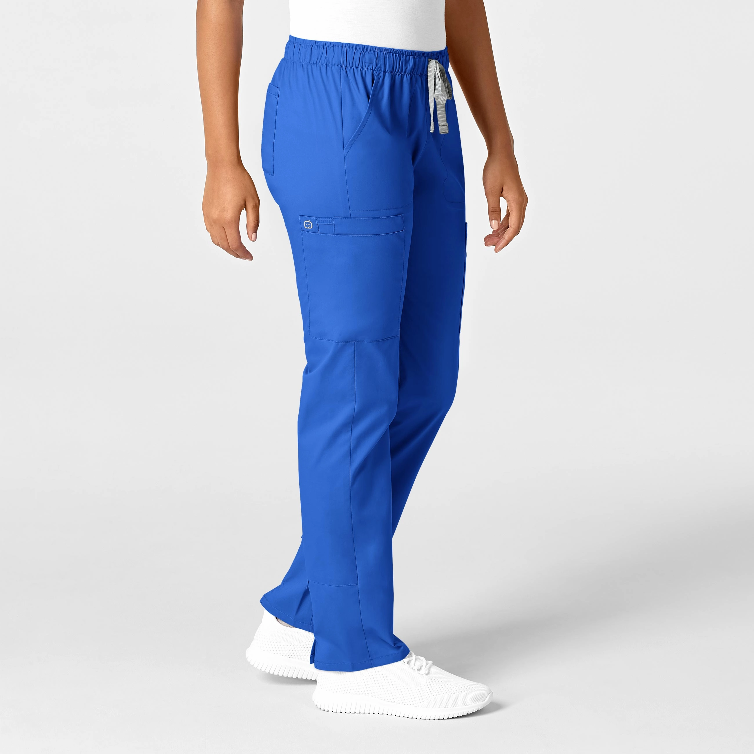 Casual Performance Fit WonderWORK Women's Convertible Slim Leg Scrub Pant - Royal