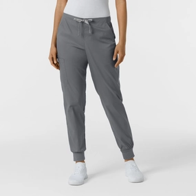 Wide fit WORK Women's Cargo Jogger Scrub Pant - Pewter
