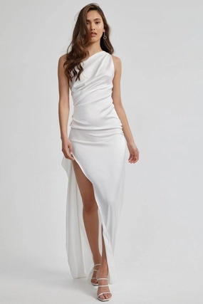 Samira Dress - White Quiet Mood Chic Energy