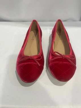 ZALO Beba Hibiscus Velvet Happy Walk Footwear City Map